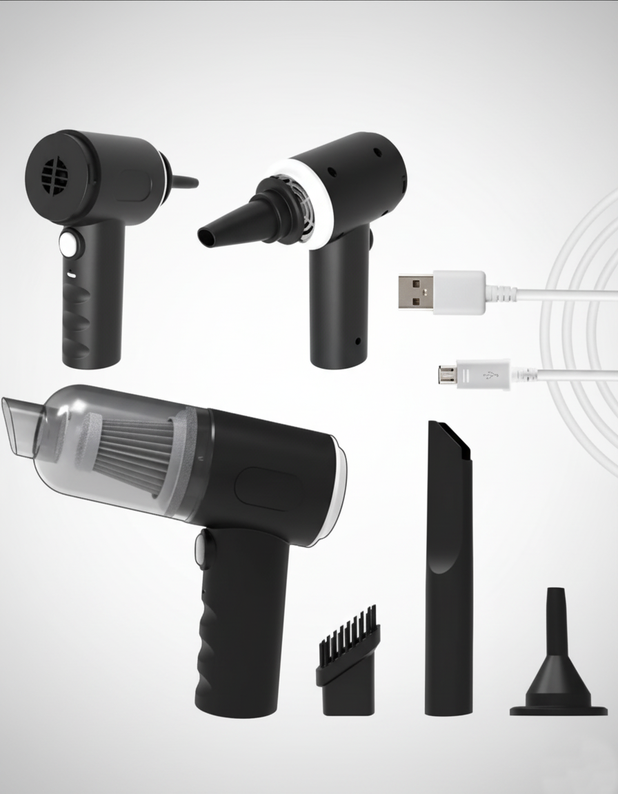 Vacuum Suction Cleaner- Portable Air Duster Wireless