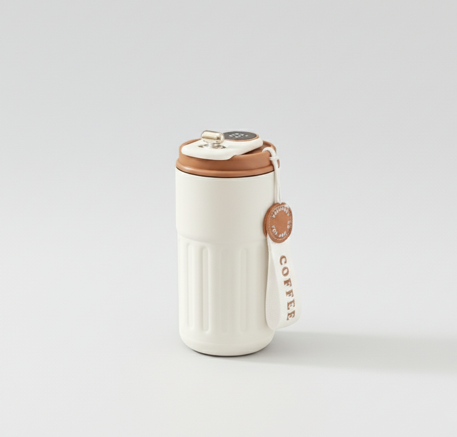 Stainless Steel Hot and Cold Vacuum Insulated Temperature Display Coffee Mug
