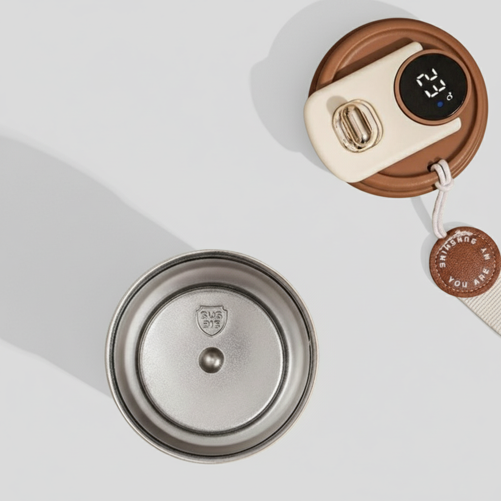 Stainless Steel Hot and Cold Vacuum Insulated Temperature Display Coffee Mug