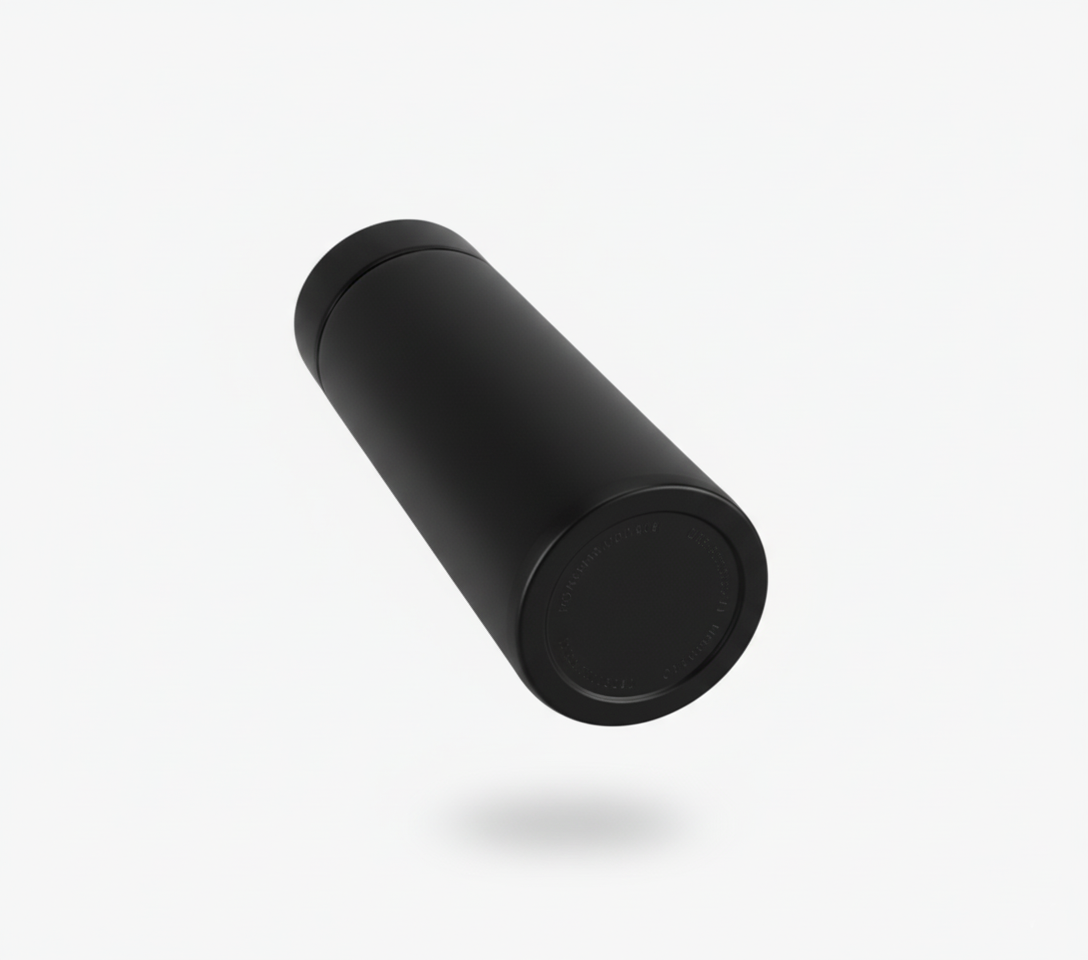 LED Temperature Display Flask