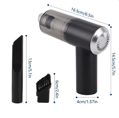 Cordless Handheld Vacuum — Powerful Suction, HEPA Filter