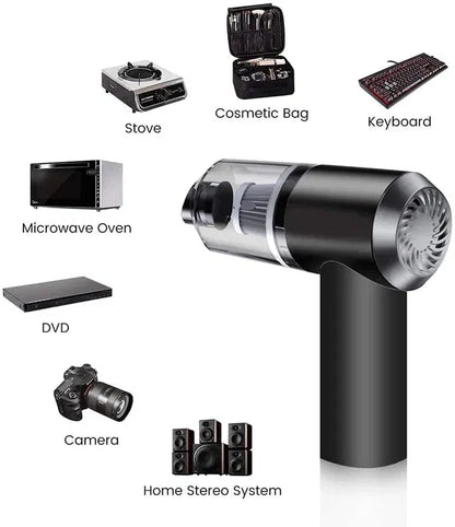 Cordless Handheld Vacuum — Powerful Suction, HEPA Filter